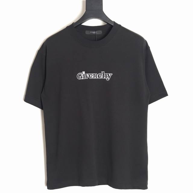Givenchy classic Logo print couple round neck short-sleeved T-shirt - top versio