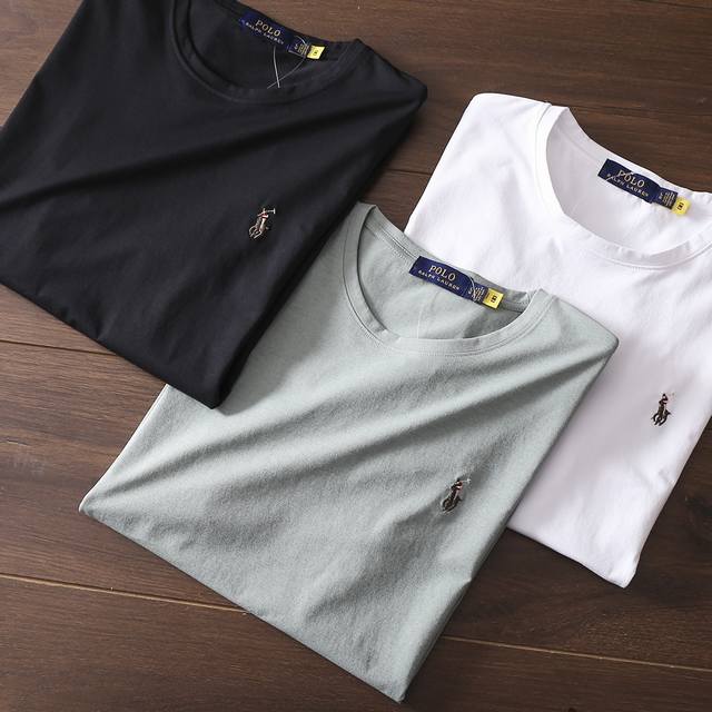 Carefully selected goods! Ralph Lauren's new men's round neck short-sleeved T-sh