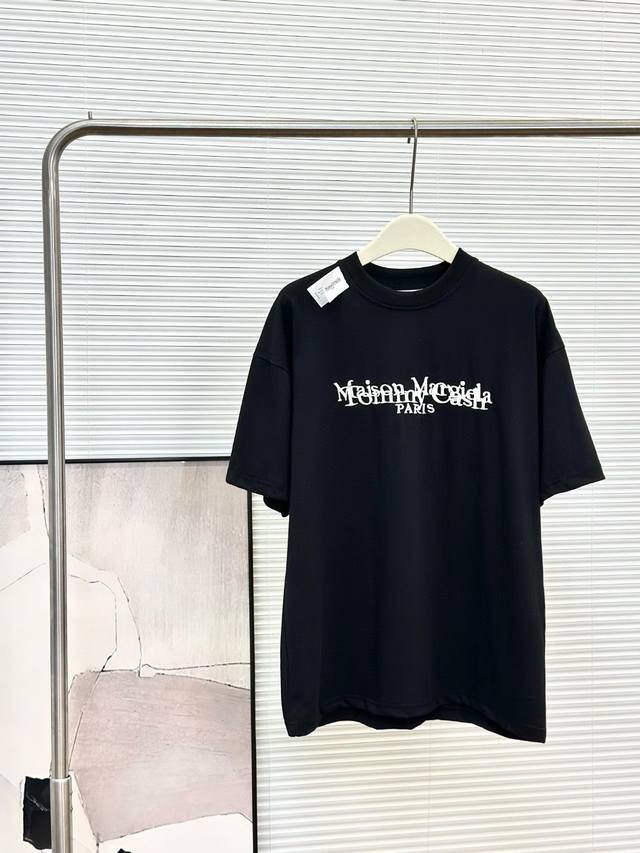 Maison Margiela Mm6 co-branded Tommy Cash embroidered short-sleeved T-shirt for