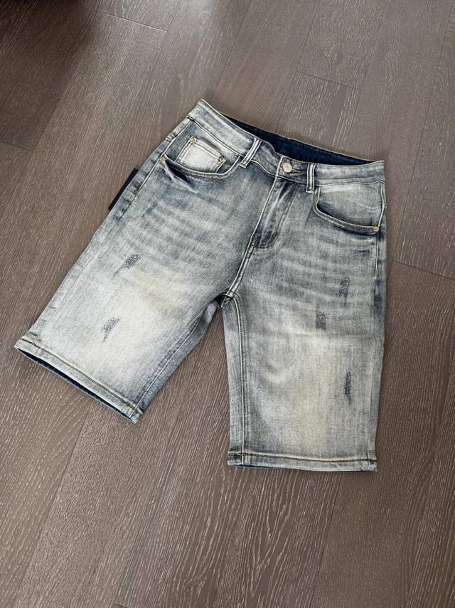 Louis Vuittonss24 summer new Sottfrunk series denim shorts high quality denim fa