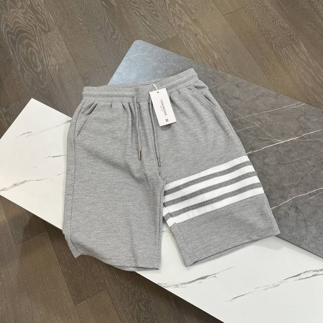 High-quality shorts New style shorts: Tb waffle shorts, combed pure cotton ring