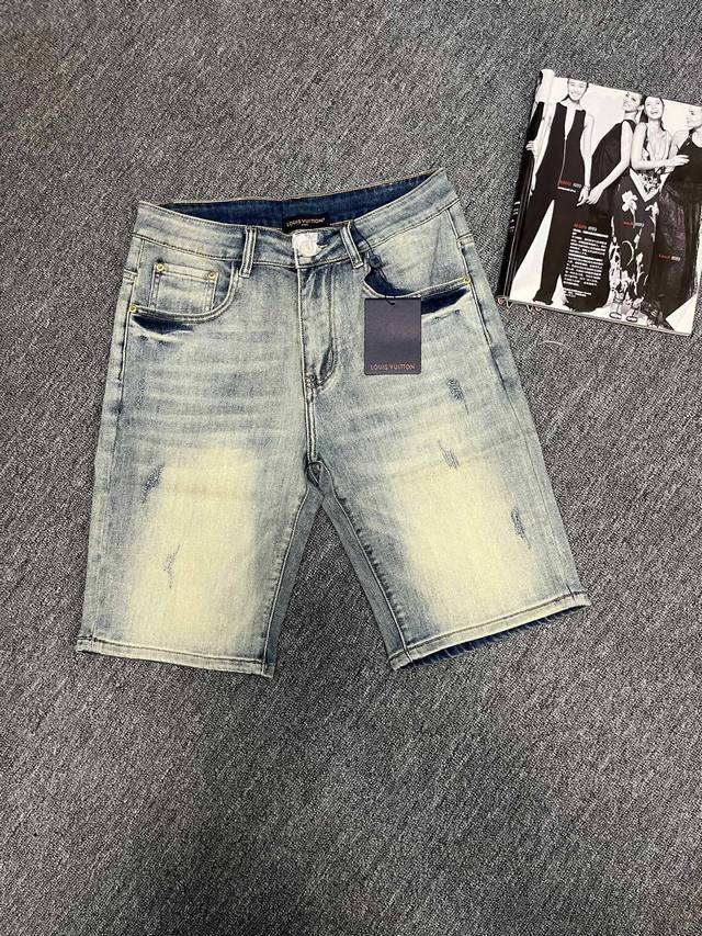 Lv Louis Vuitton latest super soft jeans shorts Lv's top-grade materials, super