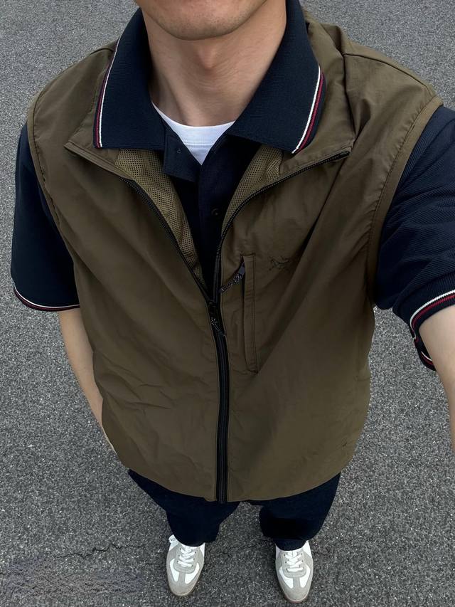 Arcteryx Arc'teryx Military Bird series oblique zipper vest #The workmanship is