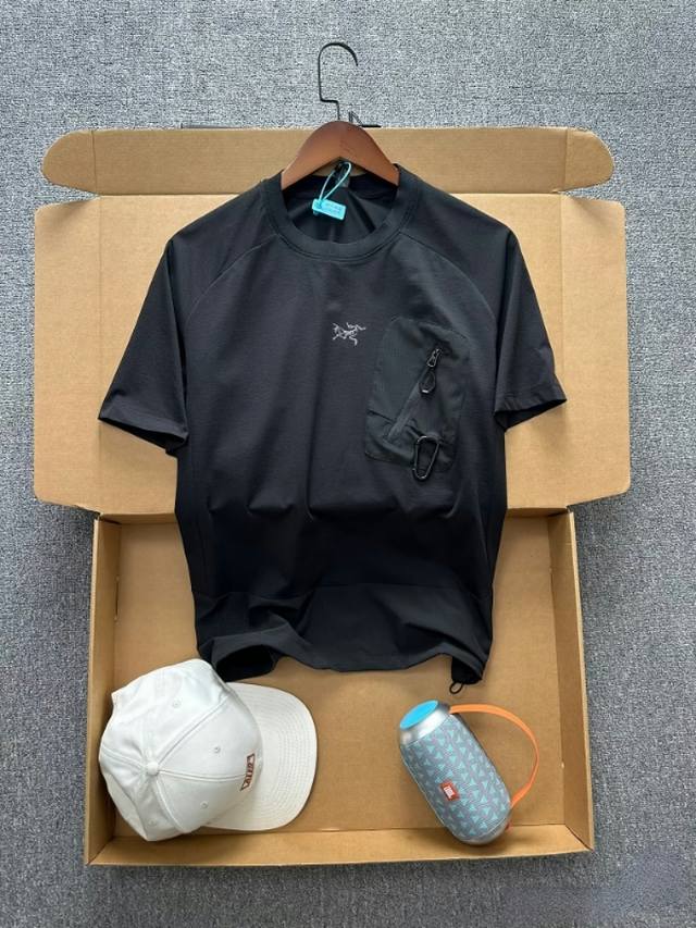 Arc'Teryx Outdoor Lightweight Hiking Quick-Drying Round Neck Short Sleeve Tee Co