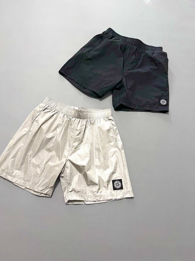 Stone Island Simple 5-point woven shorts Quick-drying, cool, non-sticky two basi