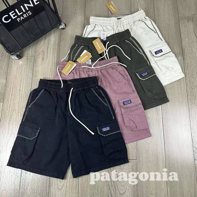 Patagonia Patagonia summer American retro heavy washed cotton multi-pocket work