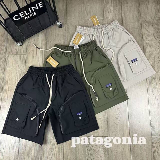 Patagonia American street sportswear shorts, scratch-resistant and wear-resistan