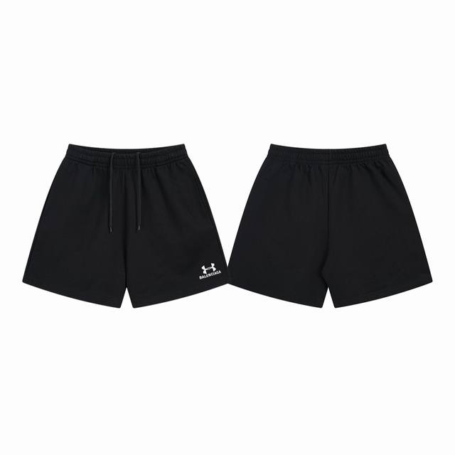 Balenciaga X Under Armour 25Ss latest embroidered logo couple casual shorts - to