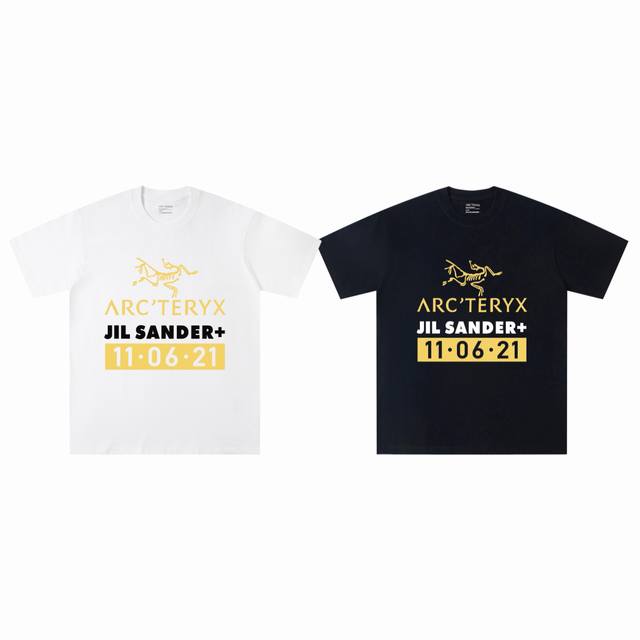 Arc'teryx X Jil Sander co-branded 11.06.21 letter logo printed casual couple sho