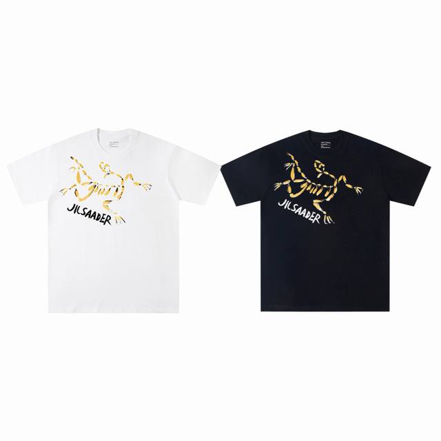 Arc'teryx X Jil co-branded graffiti bird print casual couple short-sleeved T-shi