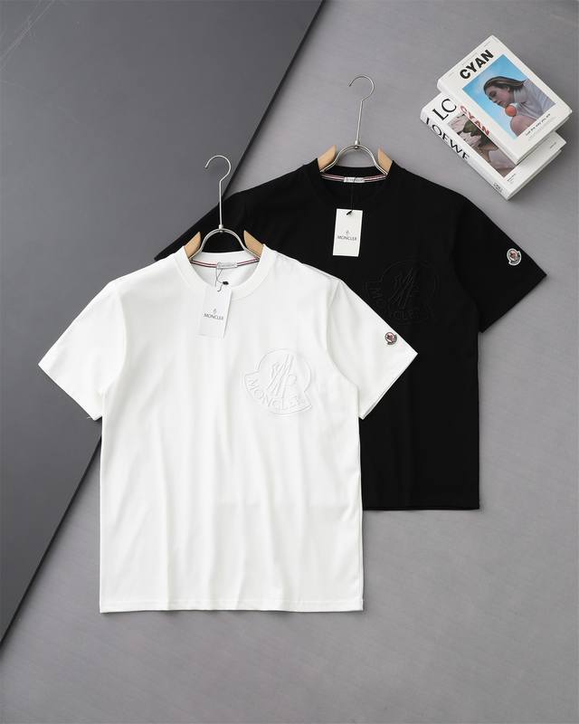 High quality Moncler new T-shirt with Loog embroidery! 25Ss new summer product,