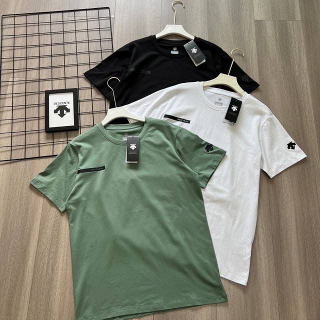 Descente 2025 three-color summer must-have item, light business technology cotto