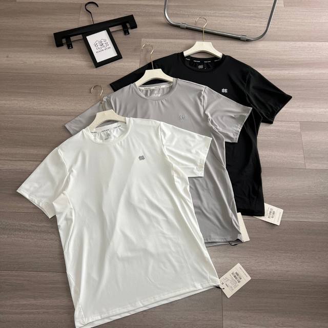 Quick-drying short sleeves! Kolon Sport Kolon's new summer three-color round-nec