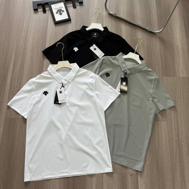 Descente25 new Descente sports fitness quick-drying ice silk men's short-sleeved