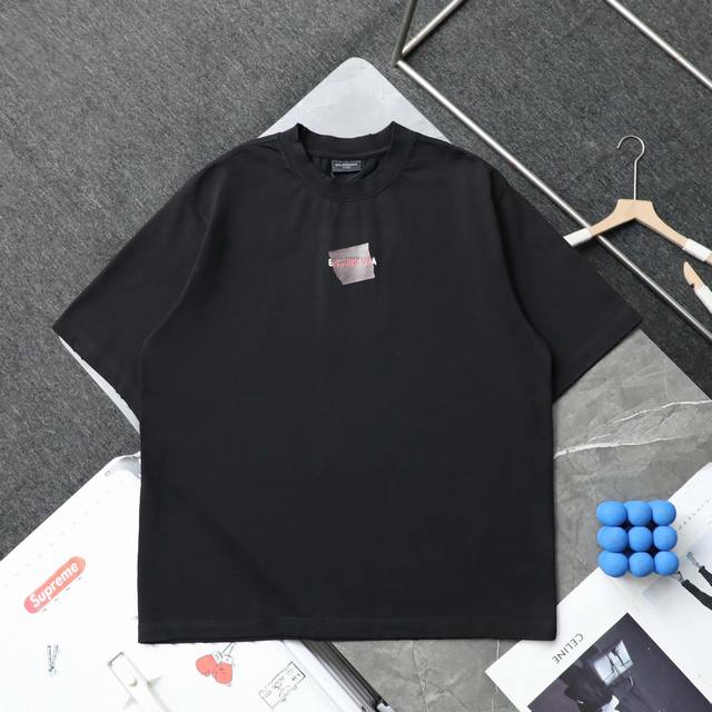 New top replica high-end customization Balenciaga new letter embroidery and glue