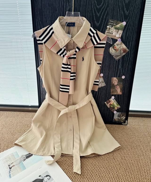 Price P: Product name: Ralph Laure* Ralph pony tie shawl vest dress Size: ML Col