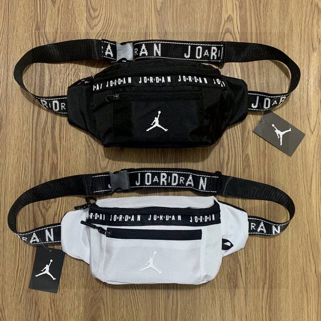 Air Jordan Aj Jordan 3D Jumpman Logo Sports Waist Bag Multifunctional Running Me