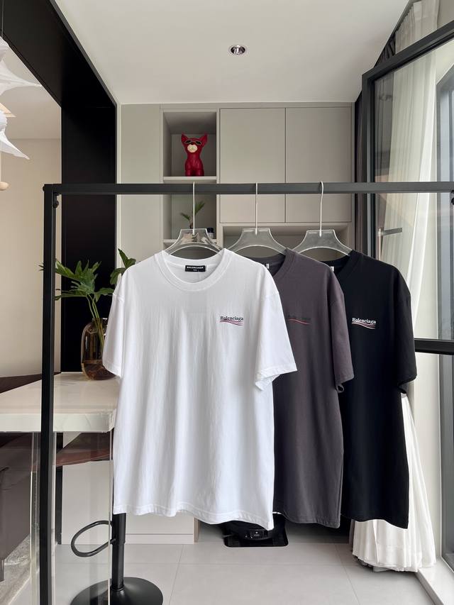Balenciaga basic short-sleeved T-shirt Balenciaga basic letter printed short-sle