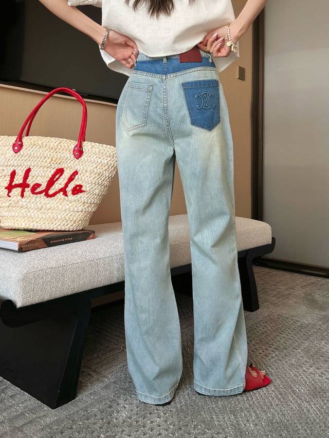 New arrival Celin* 25Ss Spring/Summer latest model with contrasting pockets and