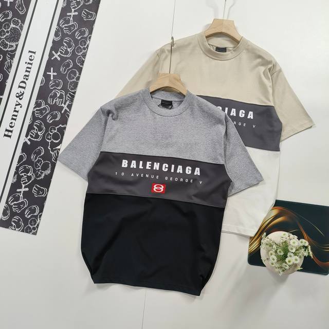 Size Xs-L Hot-selling recommendation Balenciaga short-sleeved T-shirt summer new