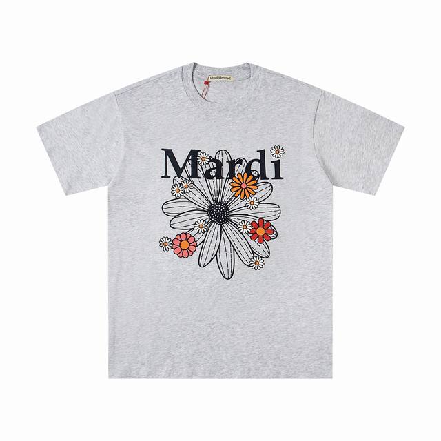 Mardi Mercredi Ss25 Mardi Flower Series Plant Flower Round Neck Short Sleeve T-s