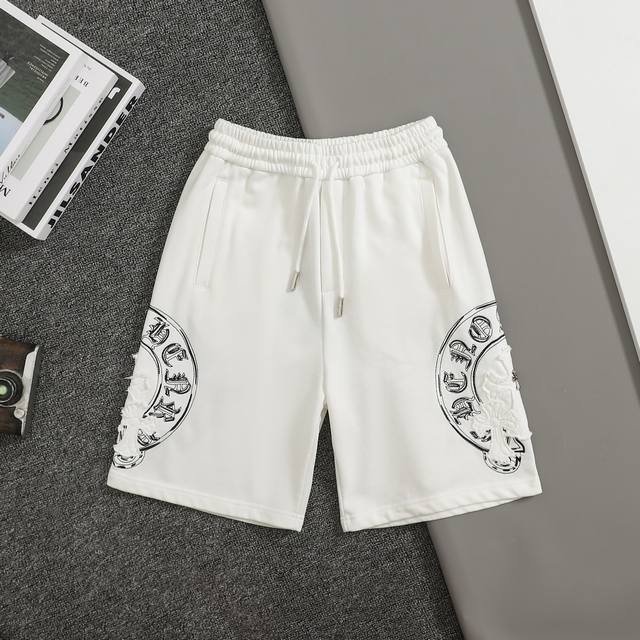 New top-level replica 1:1 version Ch*Ome Hearte Chrome Hearts 2025Ss new shorts,