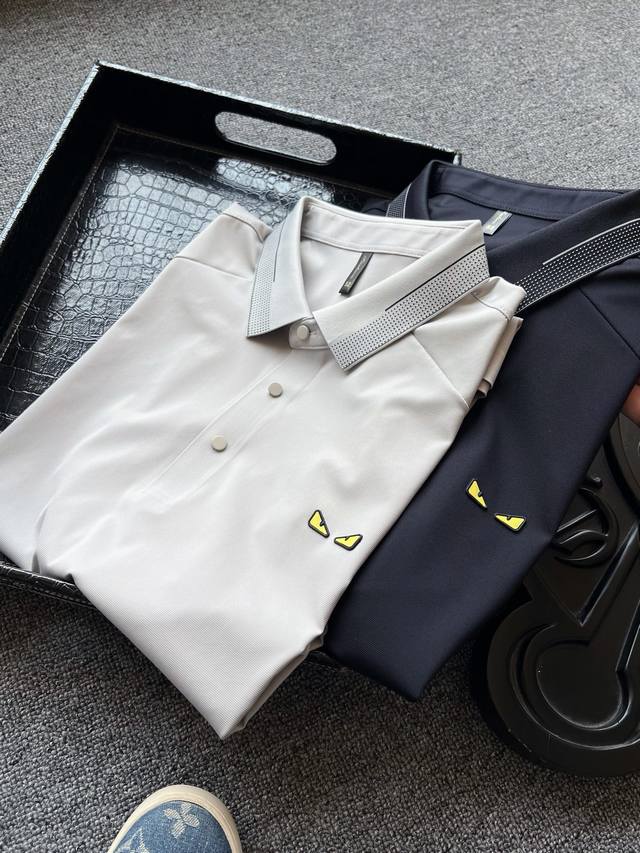 Top luxury Polo shirt from the counter! Popular hit! Fendi's new Little Monster