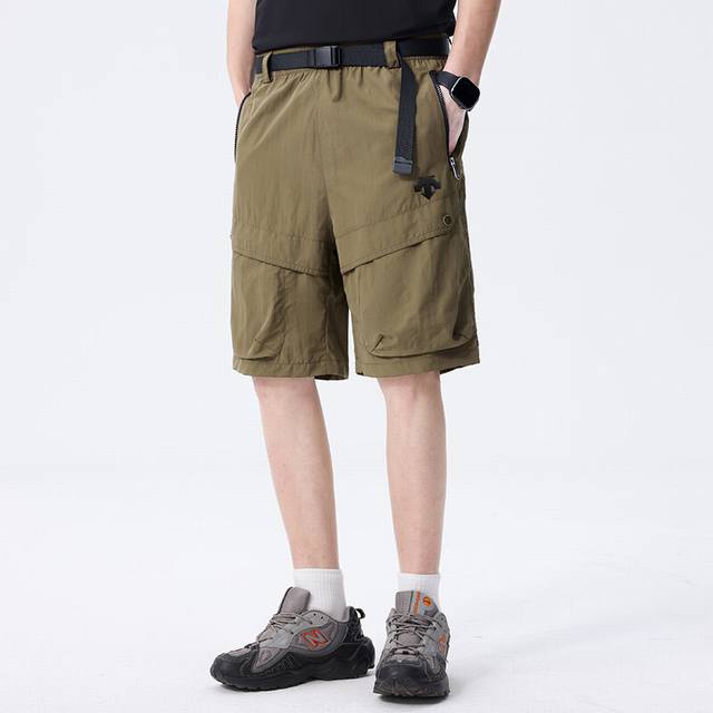 Descente 25Ss new four-color high-quality casual work shorts! pants with loose f