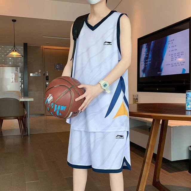 Li Ning 25Ss new high-quality ice silk quick-drying sports shorts vest sports su