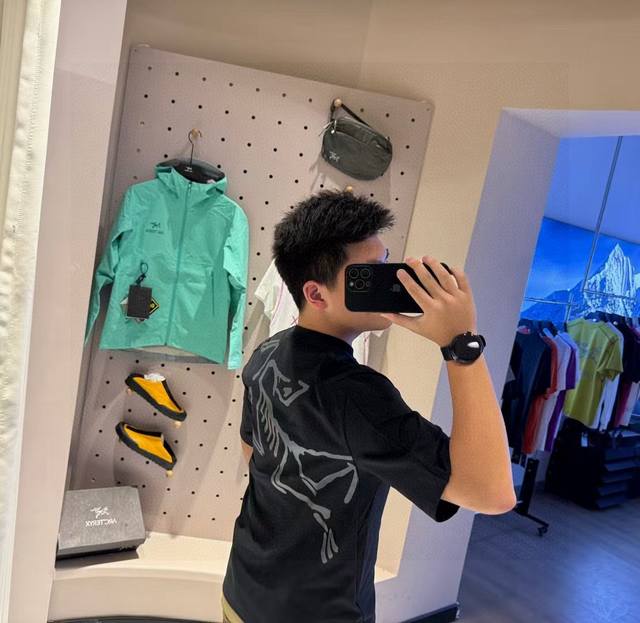 High quality Product name: Arc'teryx 24Ss new printed big bird logo on the back