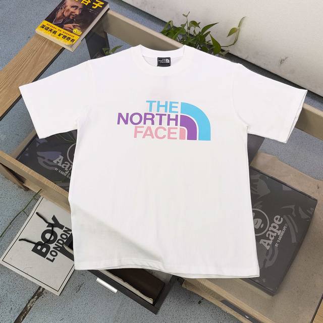 New Model number: Dg25641 2025 new The North Face Tnf three-color pattern logo l