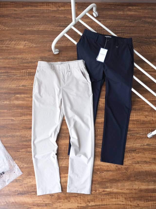 Hajia's new summer men's casual woven trousers 98% customer-supplied cotton 2% s