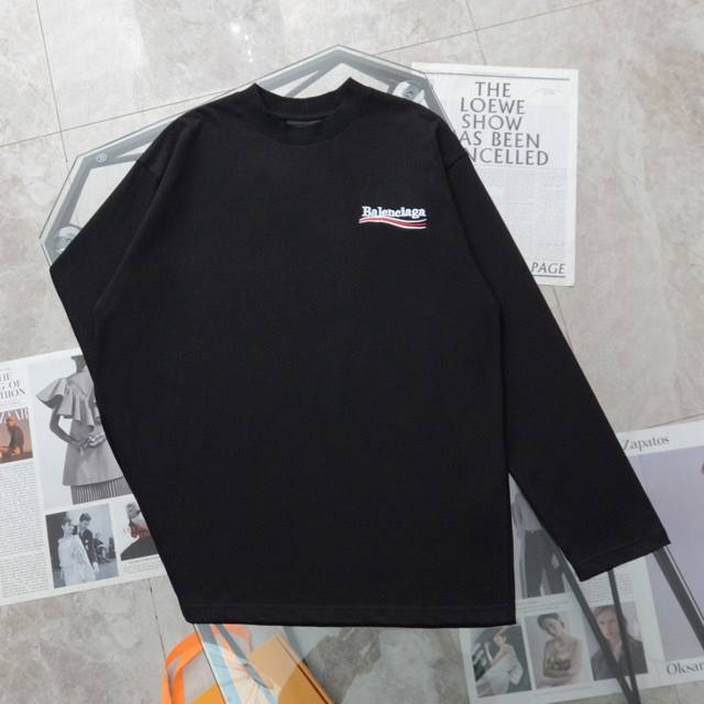 New Original Top-grade Replica Balenciaga Coke Embroidery Wave Logo Basic Long S