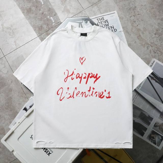 New original top replica Balenciaga New Valentine's Day Hand-painted Love Letter