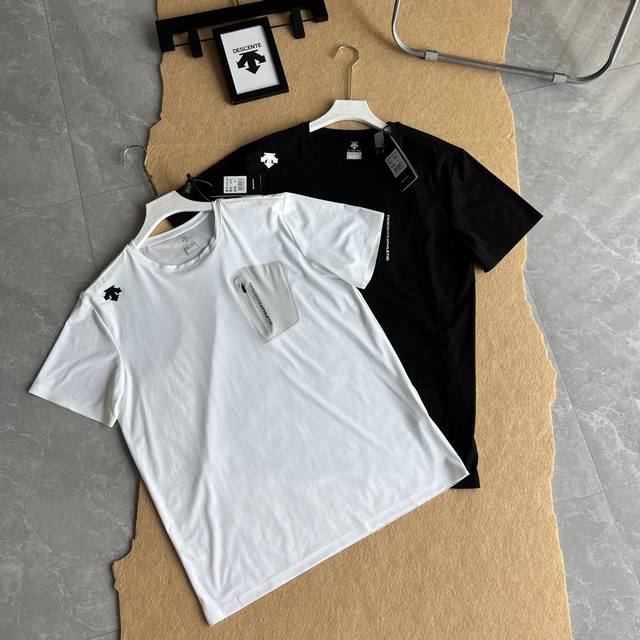 Descente two-color new silver ion antibacterial quick-drying self-cooling round