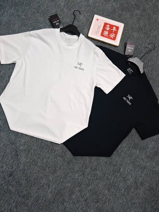 9638 Arc'teryx personalized letter logo casual sports short-sleeved T-shirt - Th