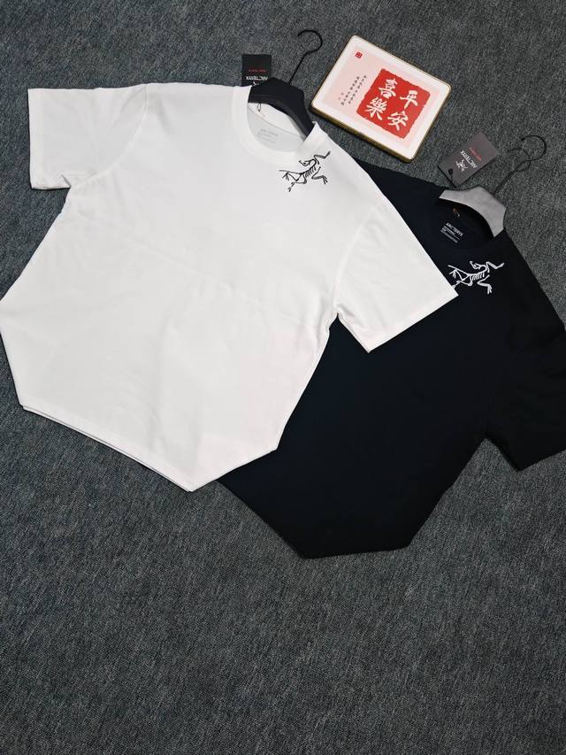 9641 Arc'teryx personalized letter logo casual sports short-sleeved T-shirt - Th