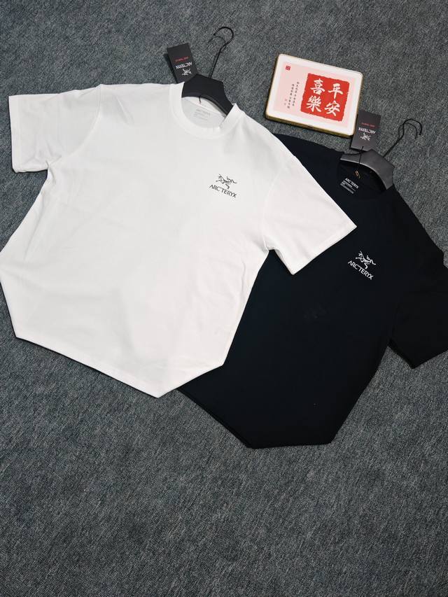 9659 Arc'teryx personalized letter logo casual sports short-sleeved T-shirt - Th