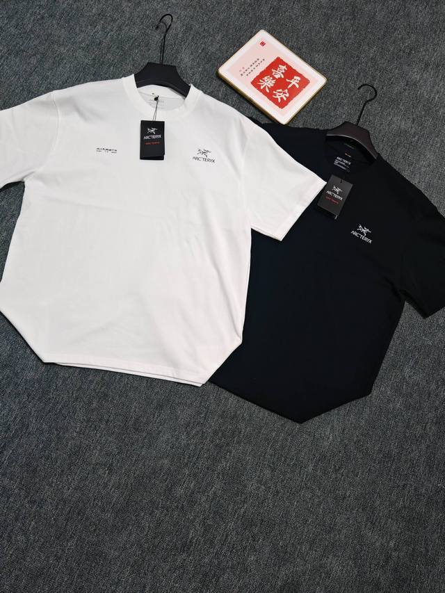 9651 Arc'teryx personalized letter logo casual sports short-sleeved T-shirt - Th