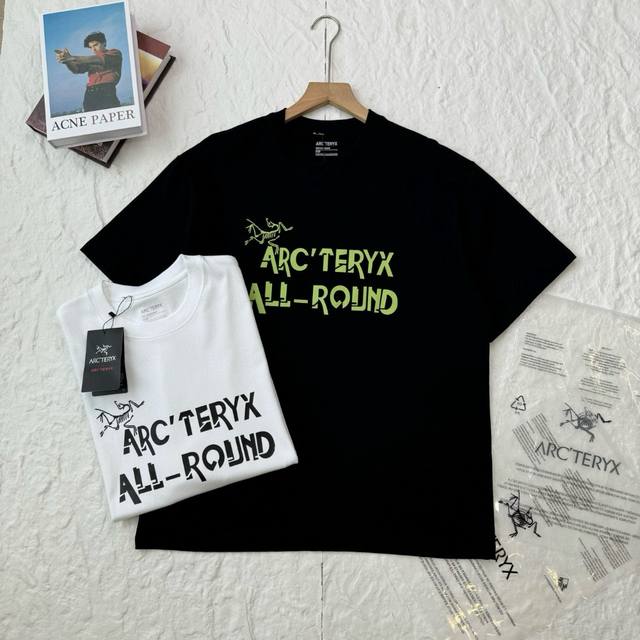 9988 Arc'teryx personalized letter logo casual sports short-sleeved T-shirt - Th