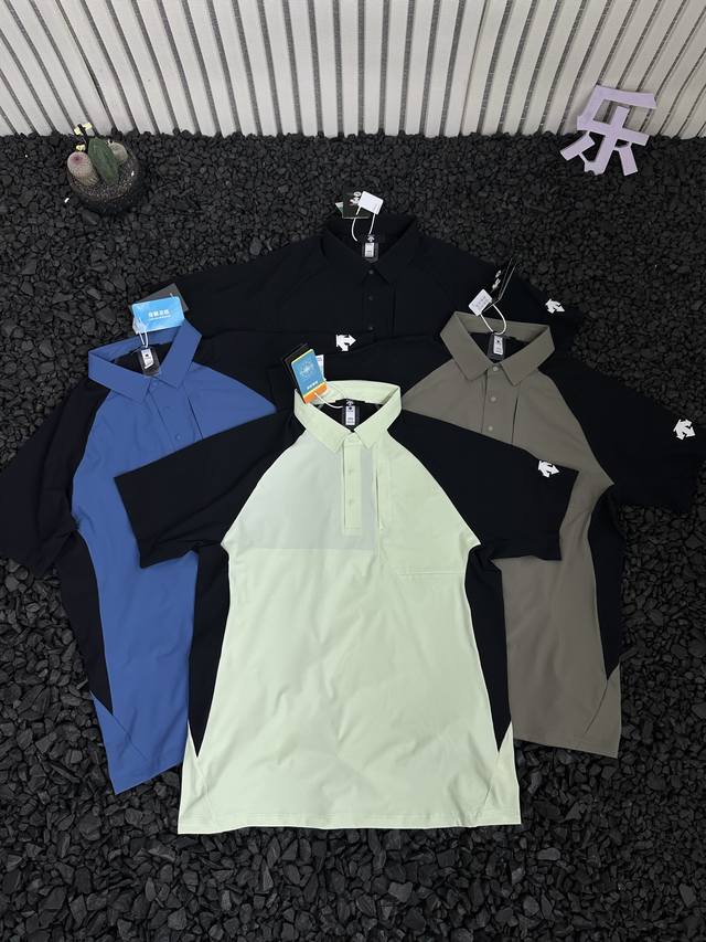Descente 25 Summer New High-quality Men's Ice Silk Cool Outdoor Sports Running F