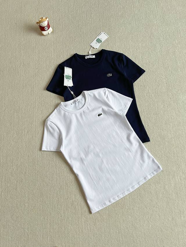 Order number 06112. Solid color and simple Lacoste French fish house women's clo