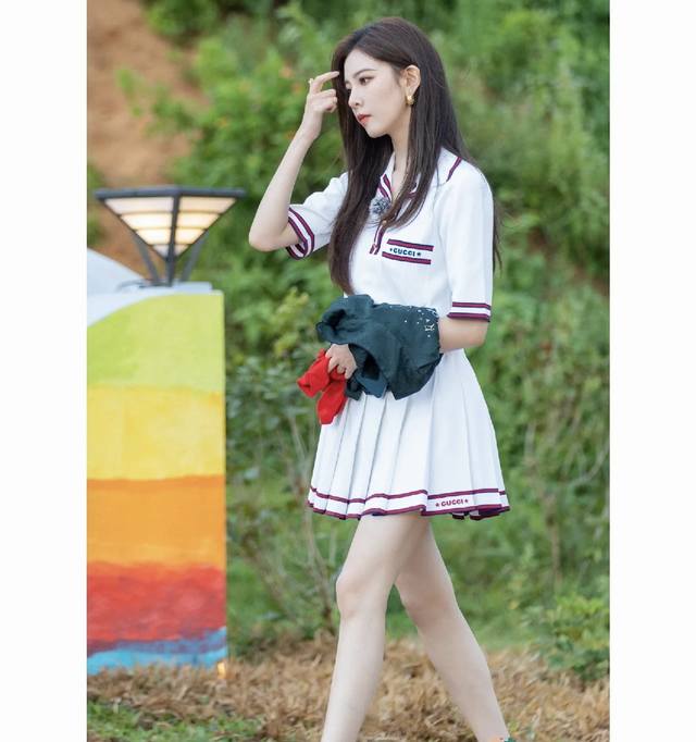for top-level replica Gucci 2025Ss new striped pocket Logo embroidered Polo shir