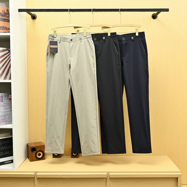 New arrival, model number 25188 Zegna 25S Summer Men's Business Casual Bamboo Fi