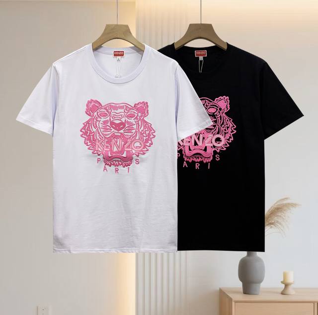 High quality New Takata Ken tiger head couple style letter tiger head short-slee