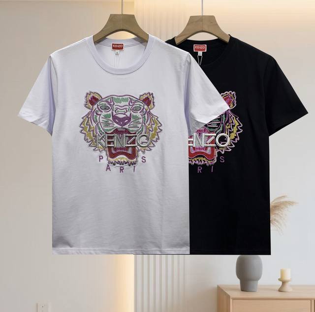 High quality New Takata Ken tiger head couple style letter tiger head short-slee
