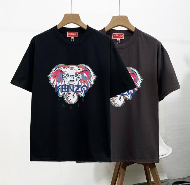 High-quality Kenzo new closet couple round-neck short-sleeved T-shirt, the same