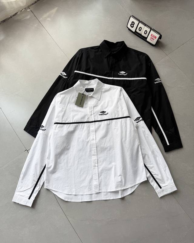 Top-level real shot details -Baigusengas Balenciaga co-branded embroidered long-