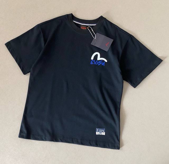 New digital printing version Evisu Fushen 2025 summer new men's Buddha head prin