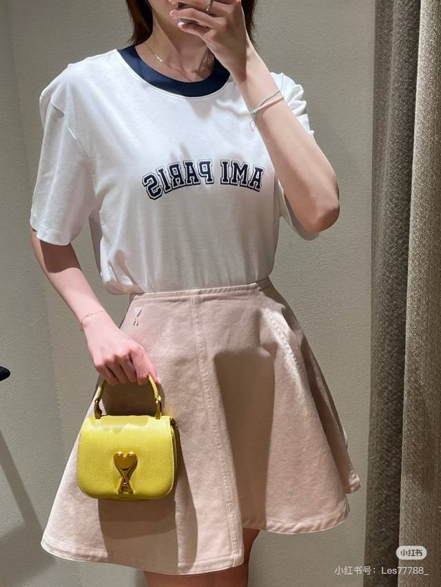 Ami 2025Ss summer micro-label short sleeves 3105 We have been working on this st